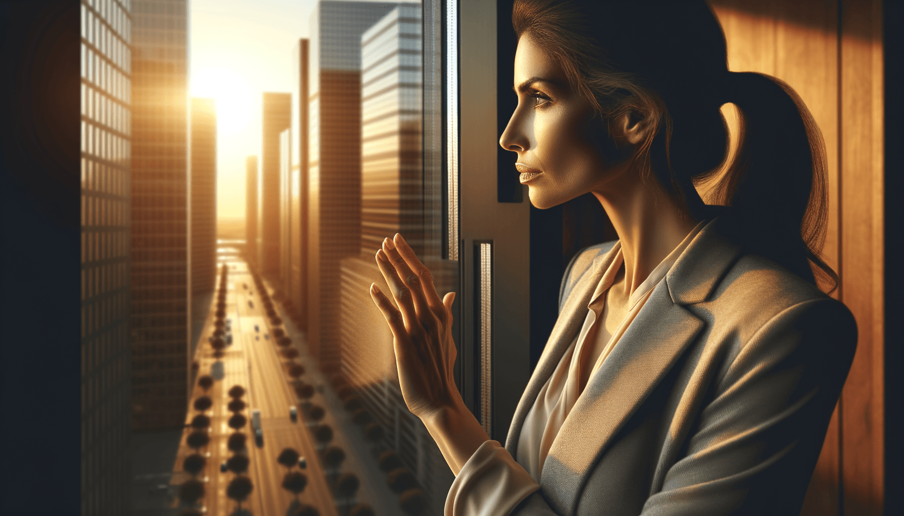 Career change after 40 showing a professional at a crossroads between corporate life and a purpose-driven path